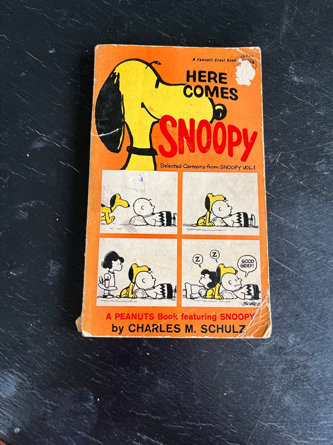 Here Comes Snoopy by Charles M. Schulz/ Fawcett Crest Book