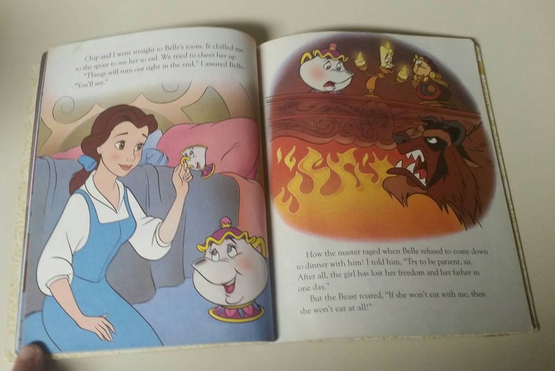 Disney's Beauty and the Beast The Teapot's Tale Etsy