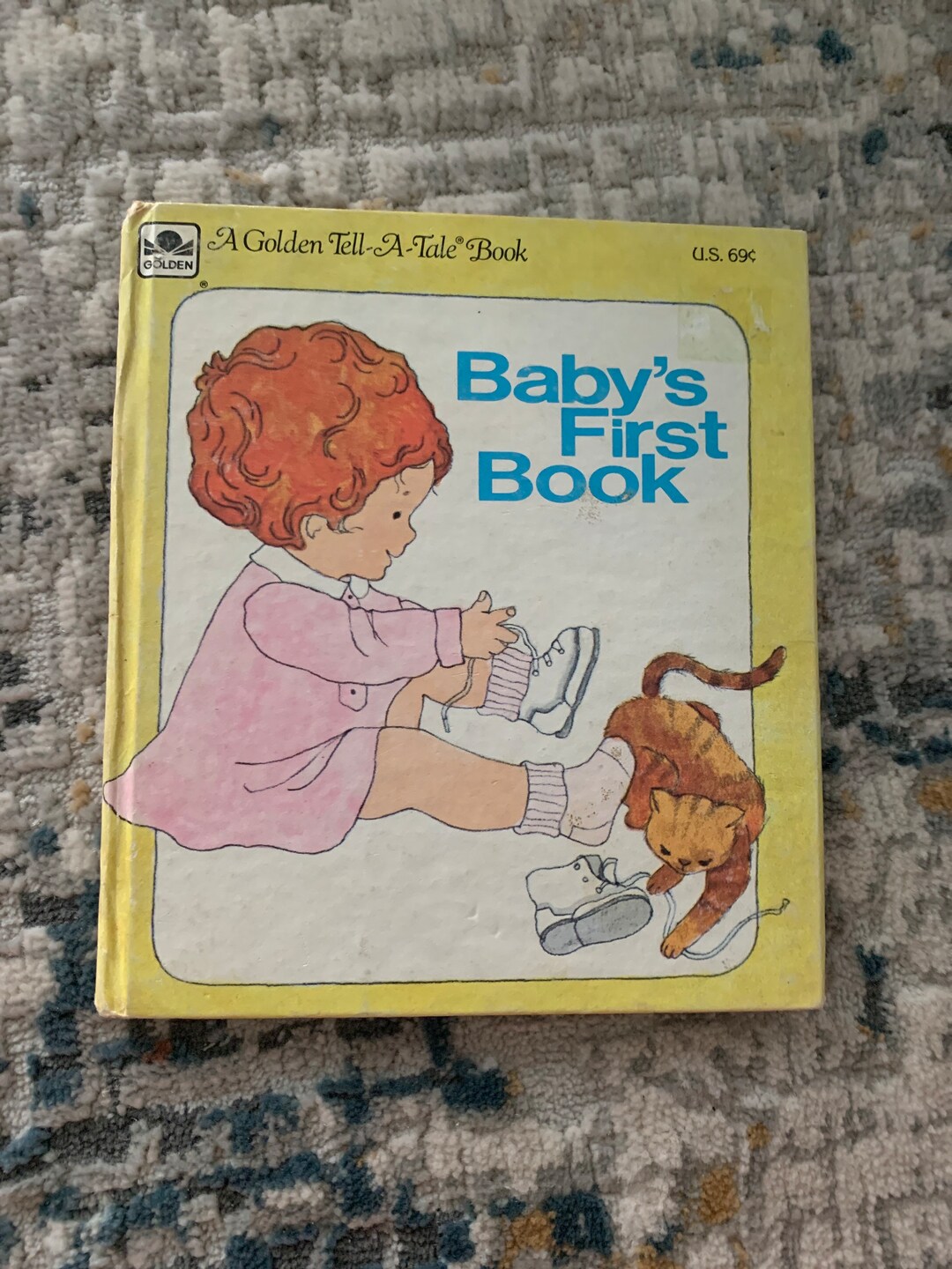 Baby’s First Book/vintage 1973 Golden Tell-a-tale Book/children’s Book ...