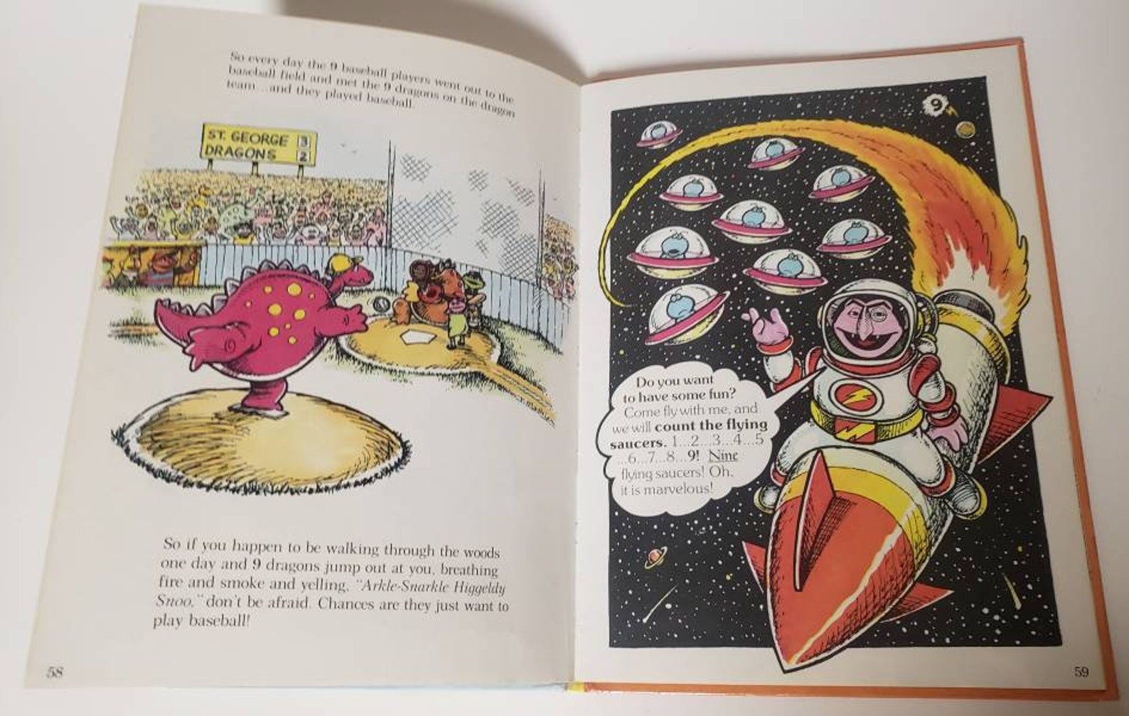 The Sesame Street 123 Storybook/vintage 1973 the Childrens - Etsy