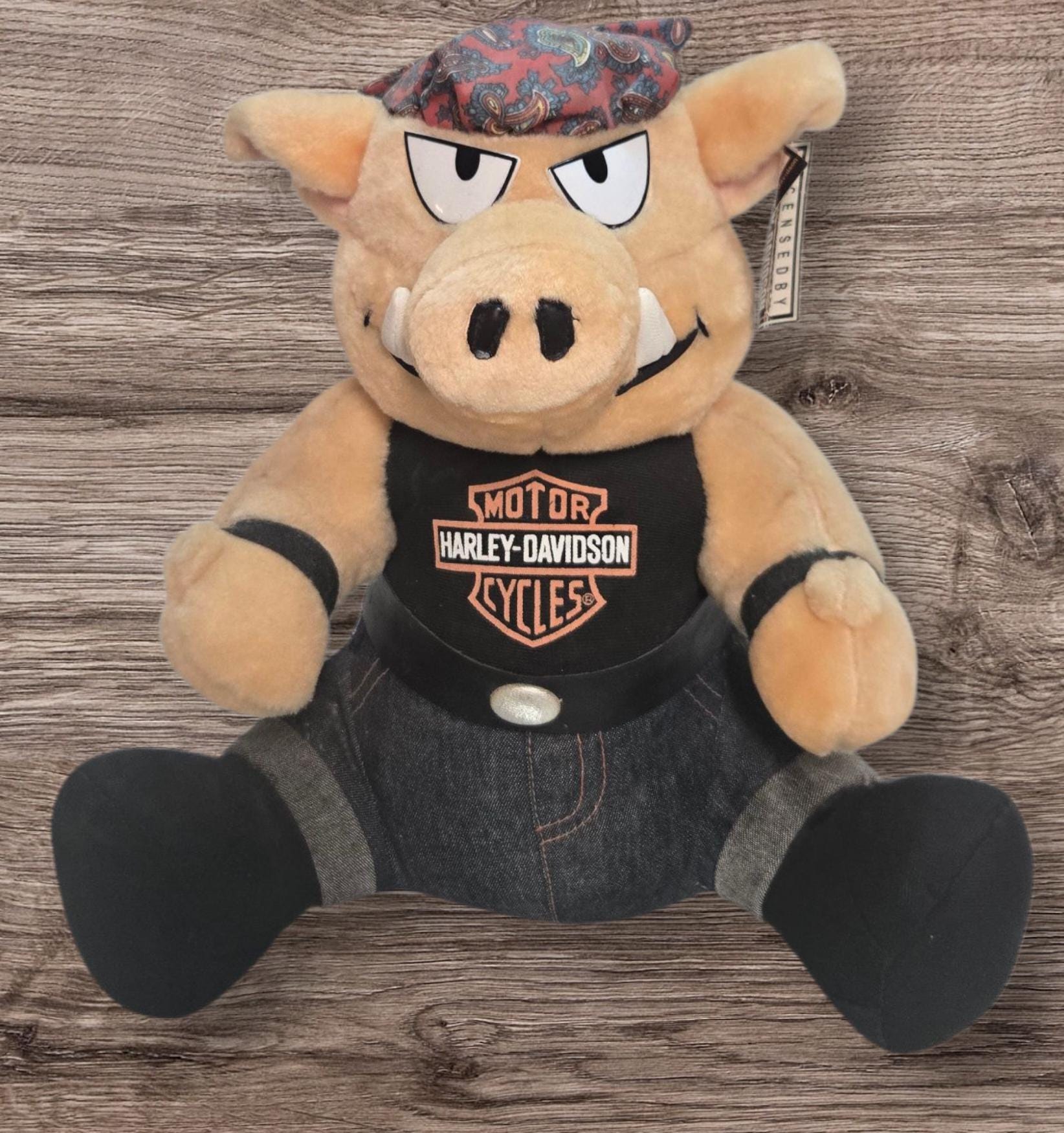Harley Davidson Licensed Plush Hog/vintage 1993 Collectible Plush