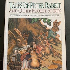 The Complete Tales of Peter Rabbit and Other Favorite Stories by Beatrix Potter/ Paperback Book/ Vintage 1990/ Children’s Book