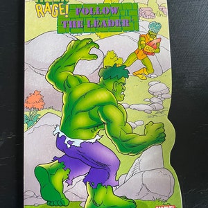 Hulk Rage Follow the Leader Marvel Board Book/ Nostalgic Gift/ Vintage 2002 image 1