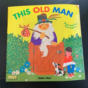 This Old Man/ Child’s Play Paperback Book/ Vintage 1974/ Children’s Book/ Nostalgic Gift