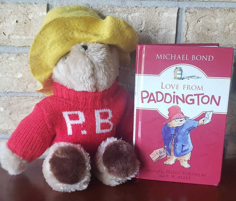 Paddington Bear Plush and Book Set/vintage 1981 Eden Toys Etsy