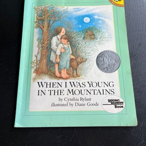 When I Was Young in the Mountains by Cynthia Rylant/ Reading Rainbow Book/ Paperback/ Vintage 1985/ Children’s Book/ Nostalgic Gift