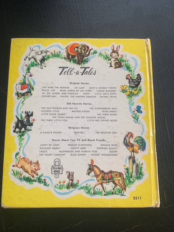 Nursery Rhymes A Whitman Tell-a-tale Book/ Vintage 1940s/ - Etsy Canada