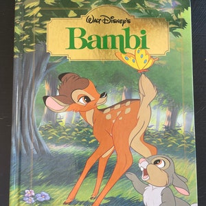 Walt Disney’s Bambi Read Aloud Storybook/ Nostalgic Gift/ Vintage 1999/ Children’s Book