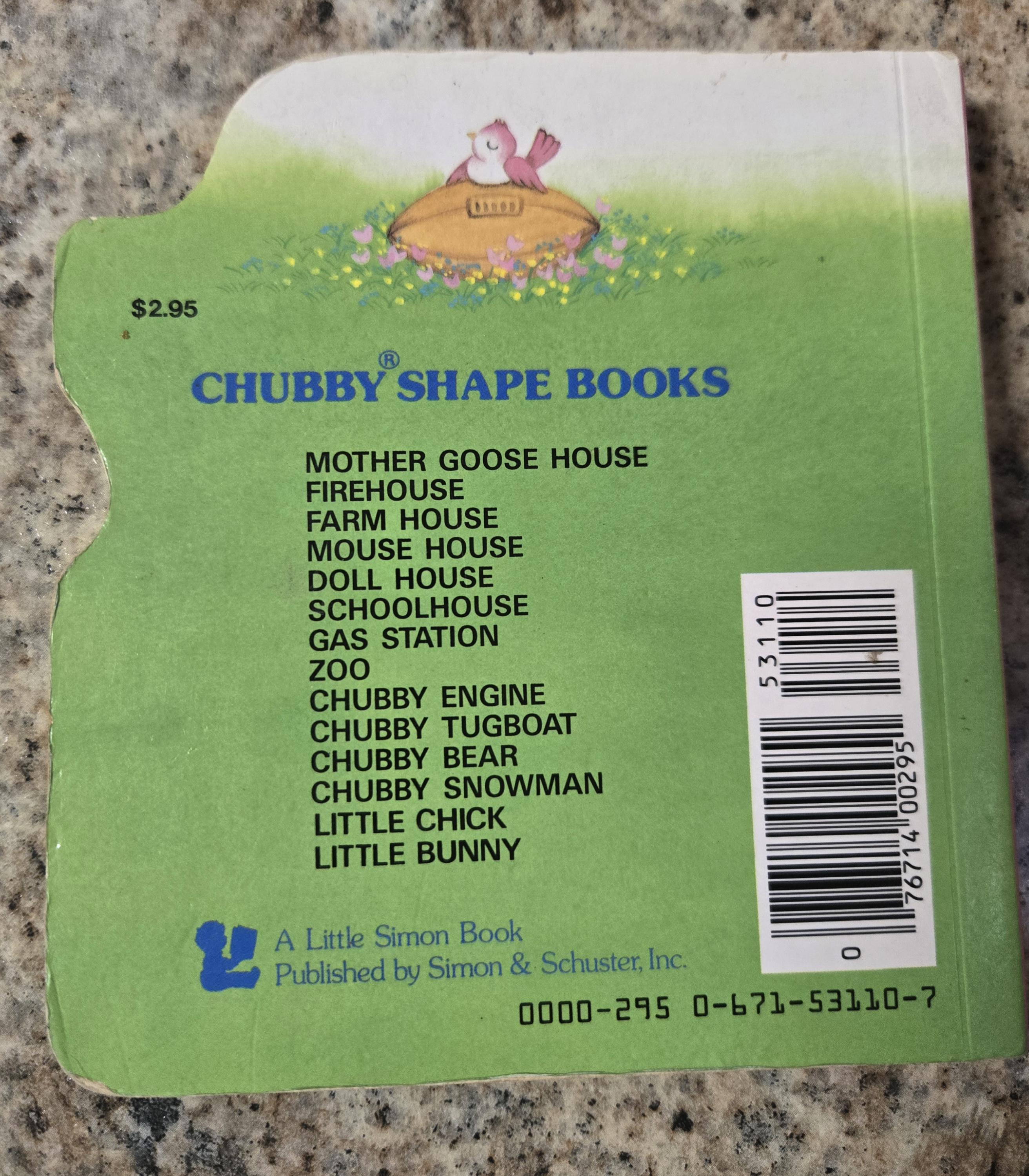 Little Bunny/vintage 1985 Chubby Shape Board Book/collectible Book ...