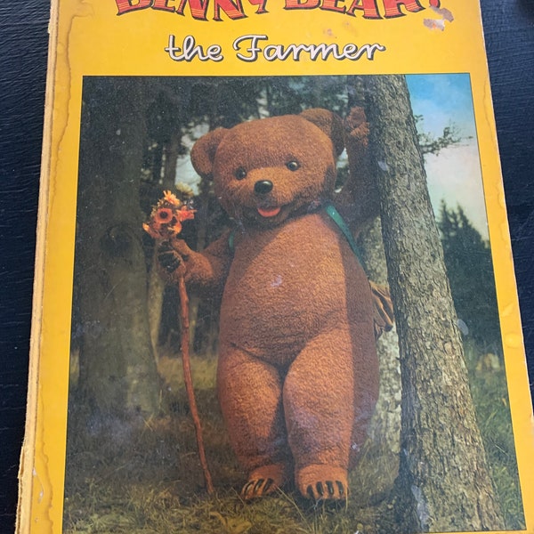 Benny Bear, the Farmer/ Brimax Board Book/ Vintage 1975/ Children’s Book/ Nostalgic Gift