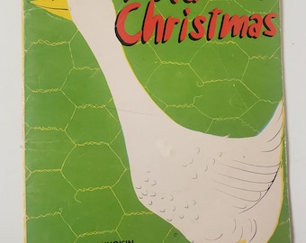 Petunia's Christmas by Roger Duvoisin/Vintage 1975 Scholastic Paperback Book/Nostalgic Christmas Gift/Christmas Decor/Christmas Book