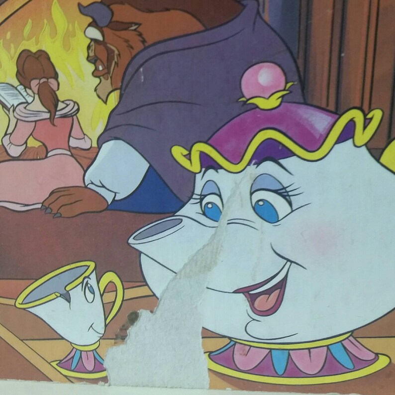 Disney's Beauty and the Beast The Teapot's Tale Etsy