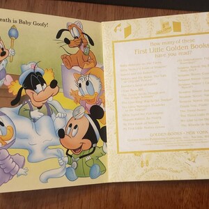 Disney Babies Happy Halloween/Vintage 1997 First Little Golden Book/Halloween Gift/Disney Babies/Mickey/Minnie/Daisy/Donald/Nostalgic Gift image 6