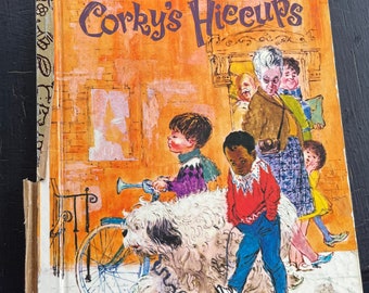 Corky’s Hiccups A Little Golden Book/ Nostalgic Gift/ Children’s Book/ Vintage 1973