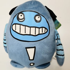 Kreebils X-Cite Plush Alien by Guy Fink & Emi Boz/Vintage 2000 Keebler Plush/Moon Creatures/Retro 90s Cartoons/Nostalgic Christmas Gift