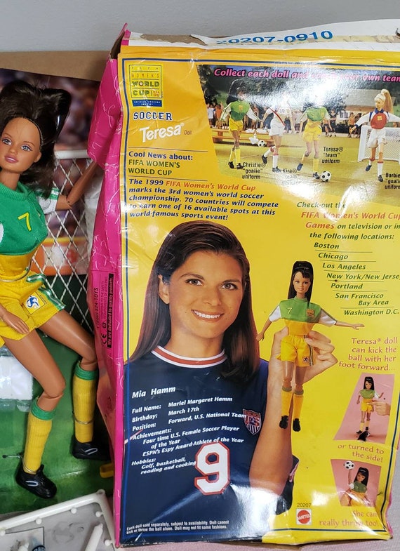 Barbie Doll Vintage 1999 Soccer Teresa Barbie Women S Etsy