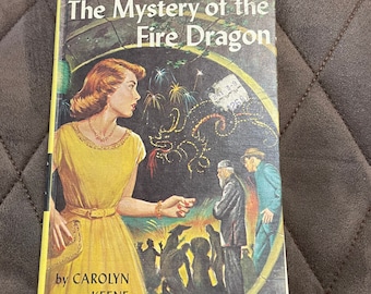 The Mystery of the Fire Dragon Nancy Drew Mystery Book #38/ Children’s Book/ Nostalgic Gift/ Vintage 1961