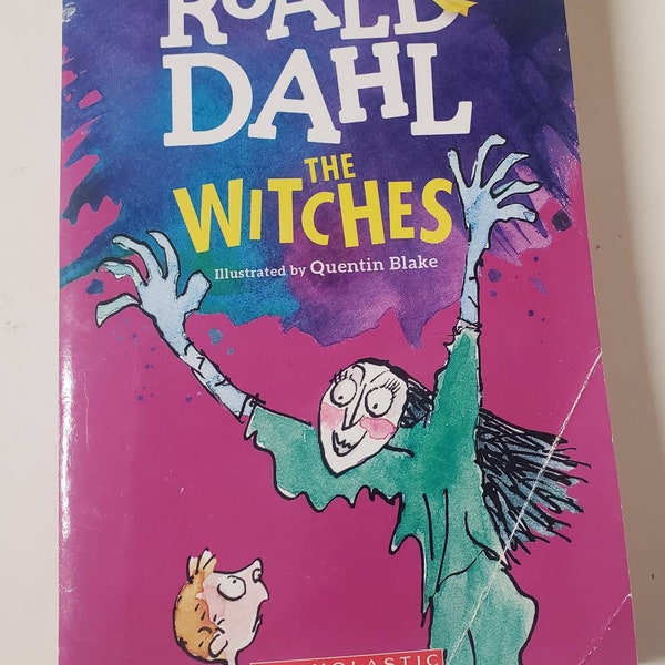 The Witches by Roald Dahl/Vintage 1997 Scholastic Paperback/  Children’s Book/ Nostalgic Gift