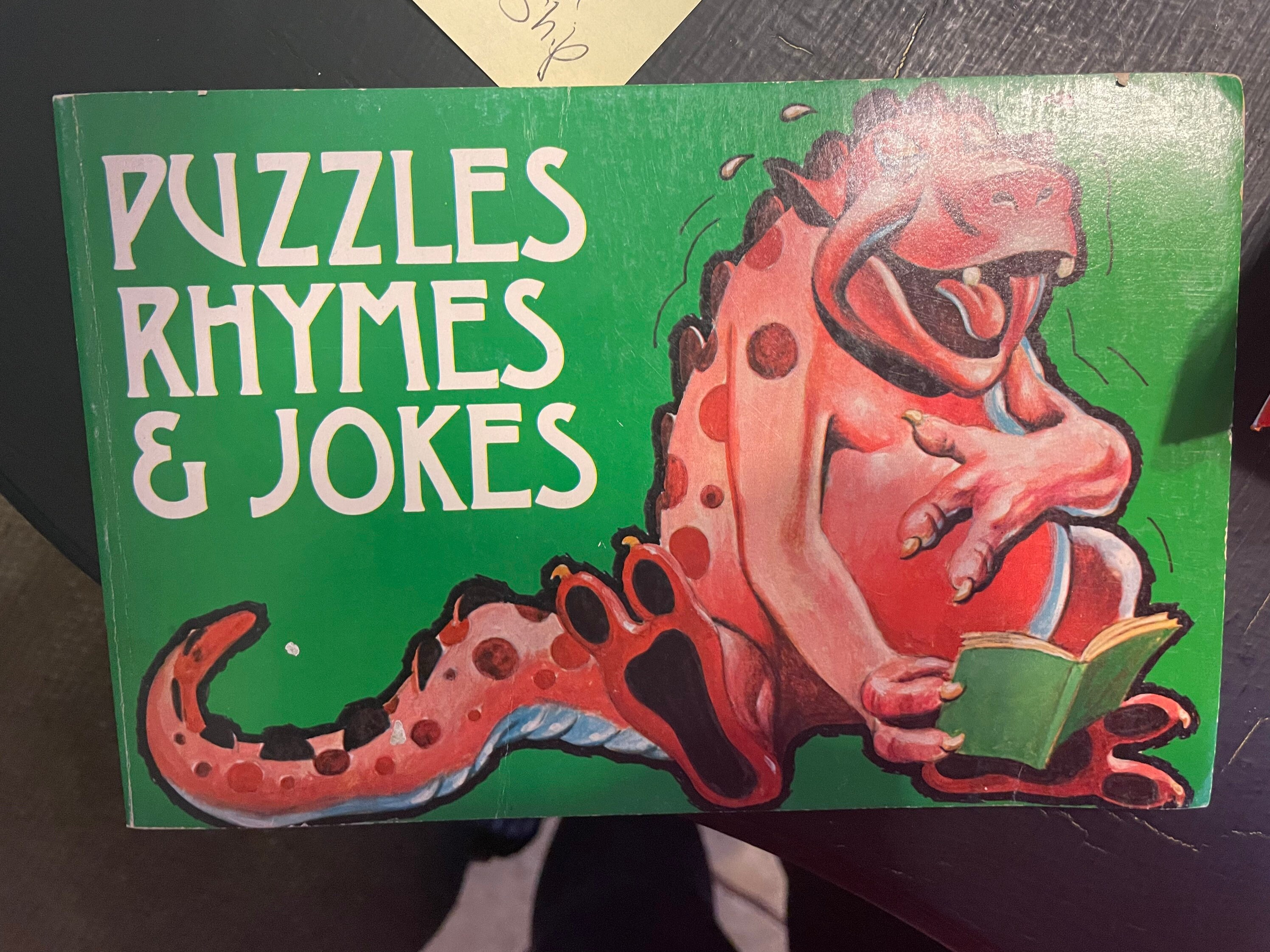 Puzzle Rhymes & Jokes Paperback / Vintage 1970/ Children’s  Book/ Nostalgic Gift