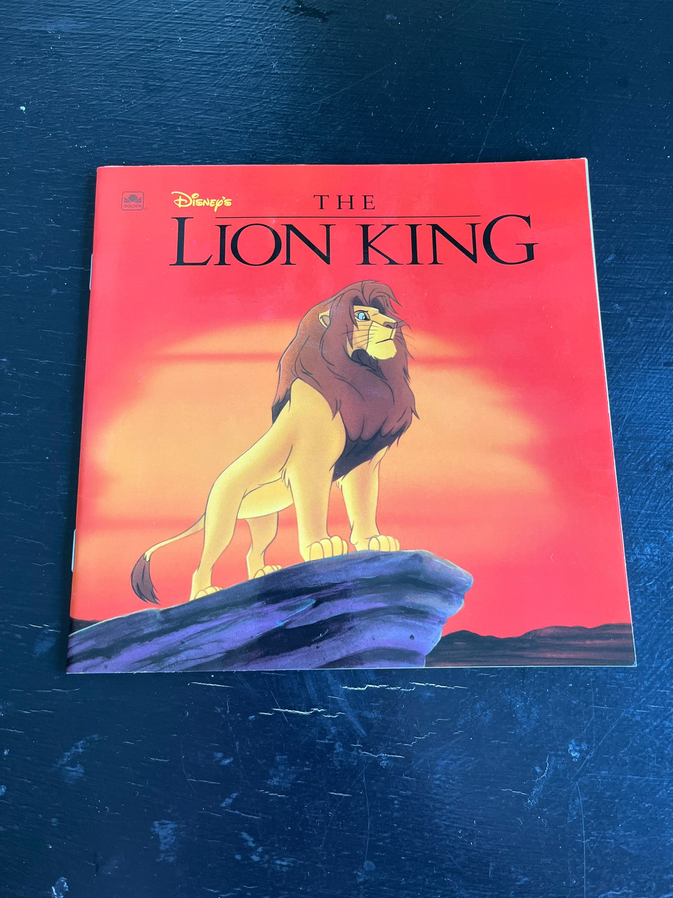 Disney's the Lion King/ Golden Look Look Book/ Paperback/ Vintage