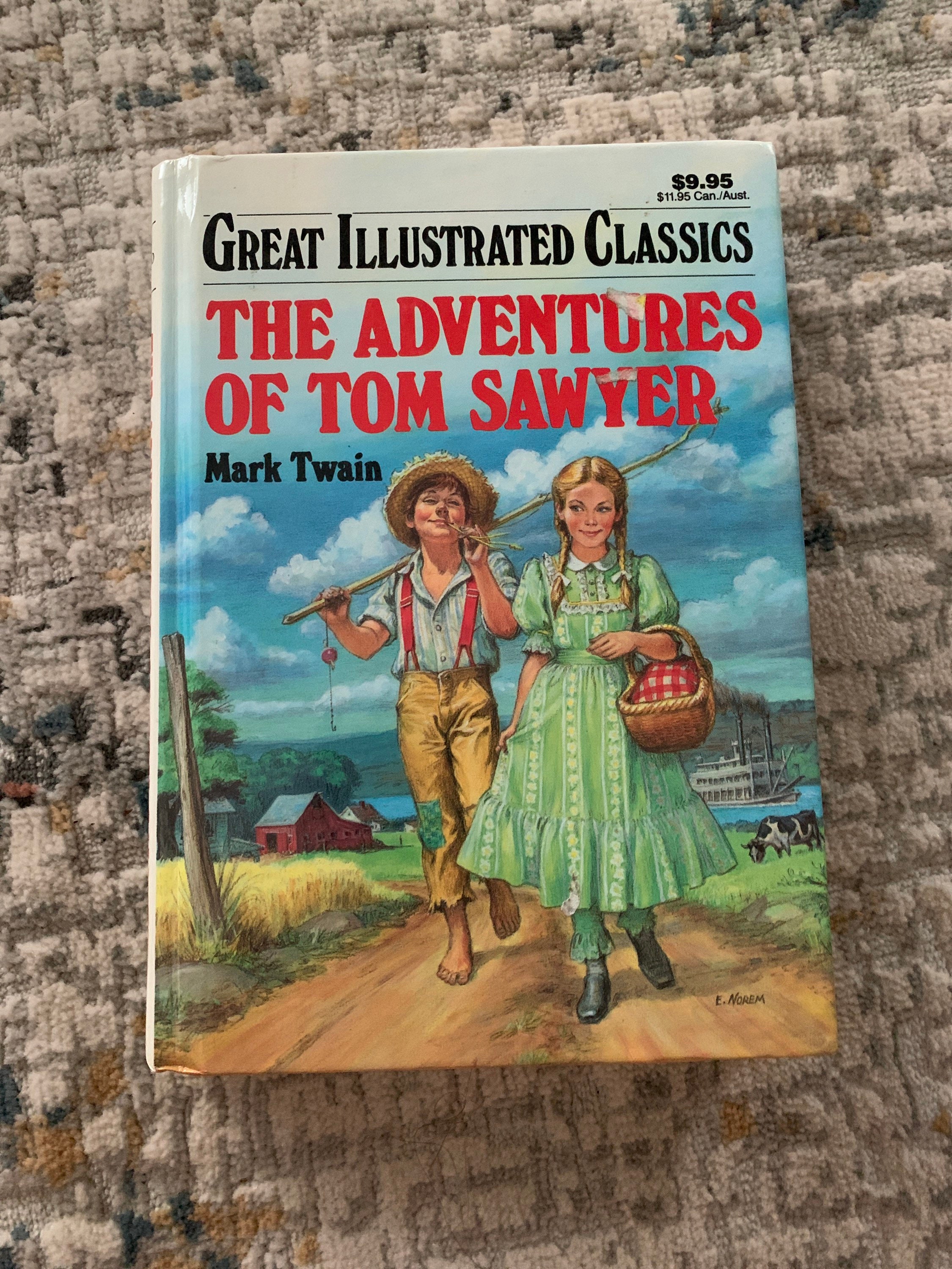 The Adventures of Tom Sawyer by Mark Twain/ Great