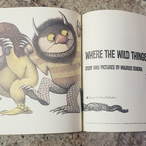 Where the Wild Things Are by Maurice Sendak/vintage 1988 25th ...