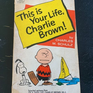 This is Your Life, Charlie Brown! Vol I. by Charles M. Schulz/ Fawcett Crest Paperback/ Vintage 1962/ Children’s Book/ Nostalgic Gift