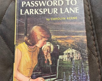 The Scarlet Slippery Mystery Nancy Drew Mystery Book #32 by Carolyn Keene/Vintage 1954 Hardcover Children’s Book/ Nostalgic Gift