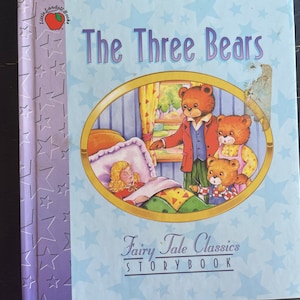 The Three Bears Fairy Tale Classics Storybook Little Landoll Book / Nostalgic Gift/ Vintage 1998/ Children’s Book