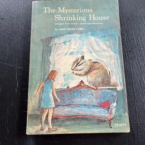 The Mysterious Shrinking House by Jane Louise Carry/ Scholastic Paperback/ Vintage 1973/ Children’s Book/ Nostalgic Gift