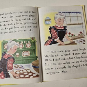 The Gingerbread Man/vintage 1970s Rand Mcnally Junior Elf Book/fairy ...