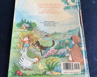 Animal Tales & Fables/ Hide and Seek Book/ Vintage 1990