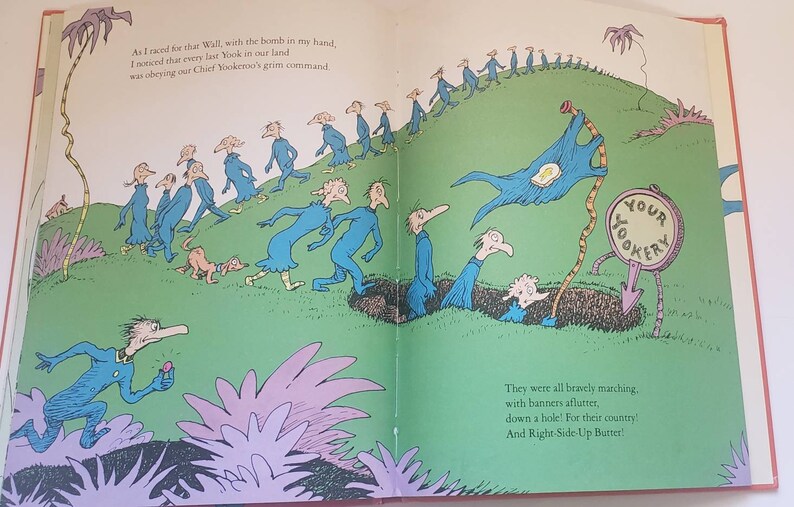 The Butter Battle Book by Dr Seuss/vintage 1984 Children's Etsy