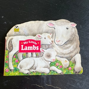 The Little Lambs/ Golden Books/ Board Book/ Vintage 1995/ Children’s Book/ Nostalgic Gift