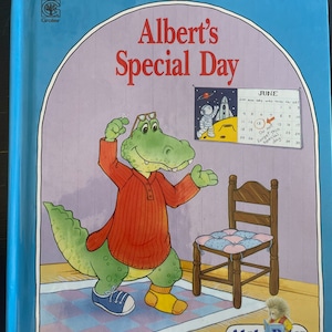 Albert’s Special Day Alpha Pets Hardcover Book / Nostalgic Gift/ Vintage 1990/ Children’s Book