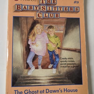 The Babysitters Club #9 The Ghost at Dawn&#39;s House by Ann M. Martin/Vintage 1988 Apple Paperback/Nostalgic Gift/Collectible Book