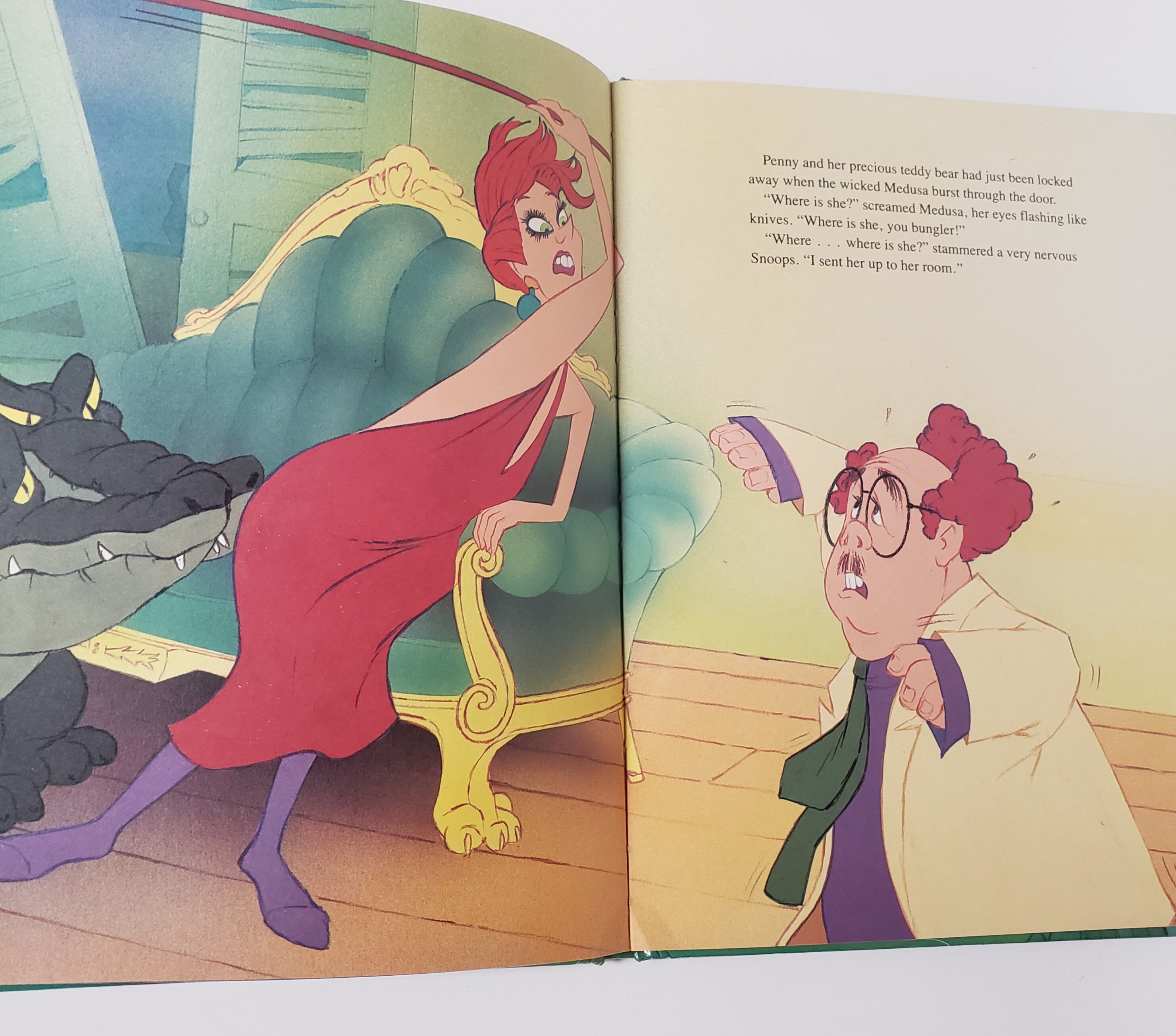 Walt Disney's the Rescuers/vintage 1989 Twin Books Storybook