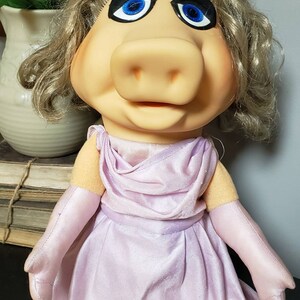 Vintage 1977 Fisher Price MISS PIGGY MUPPET PUPPET Jim Henson Muppets