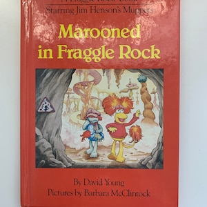 Marooned in Fraggle Rock, Starting Jim Henson’s Muppets/ Vintage 1984 First Edition Hardcover/ Children’s Book/ Nostalgic Gift