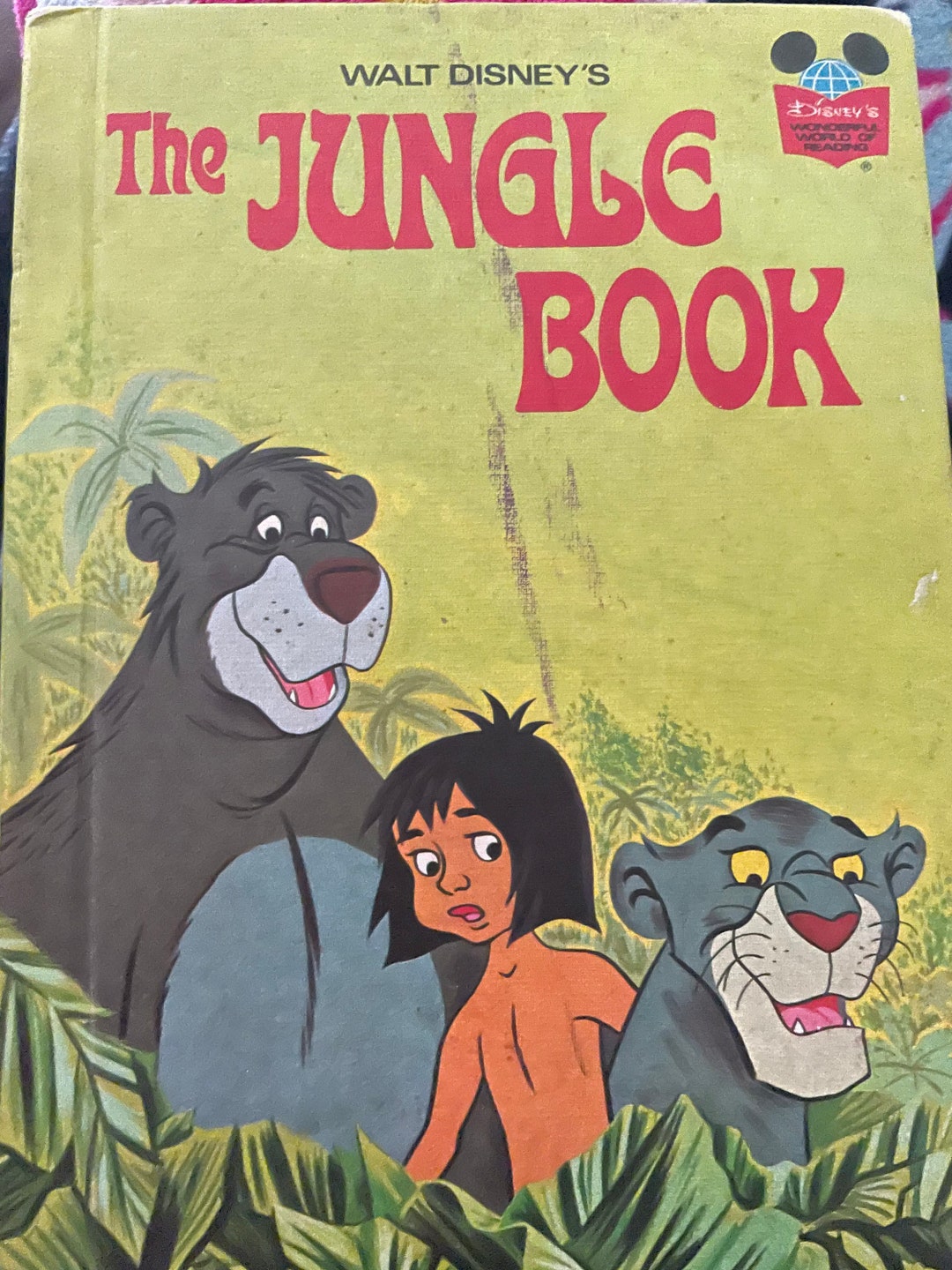Walt Disneys the Jungle Book Disneys Wonderful World of Reading / Nostalgic Gift/ Vintage 1974 ...