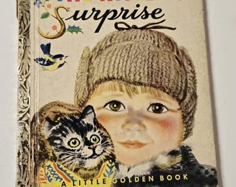 The Kitten's Surprise by Nina/Feodor Rojankovsky/Vintage 1951 Little Golden Book First "A" Edition/Nostalgic Gift/Collectible Book/Baby Show