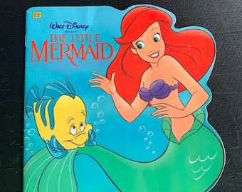 Walt Disney Presents The Little Mermaid/ Golden Book/ Vintage 1991/ Children’s Book/ Nostalgic Gift
