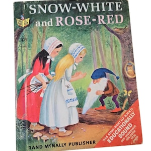 Snow-White and the Rose-Red Rand McNally Start Right Elf Book/ Nostalgic Gift/ Vintage 1968/ Children’s Book