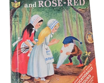 Snow-White and the Rose-Red Rand McNally Start Right Elf Book/ Nostalgic Gift/ Vintage 1968/ Children’s Book