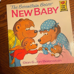 The Berenstain Bears New Baby by Stan & Jan Berenstain Random House First Time Paperback / Vintage 1974/ Children’s Book/ Nostalgic Gift