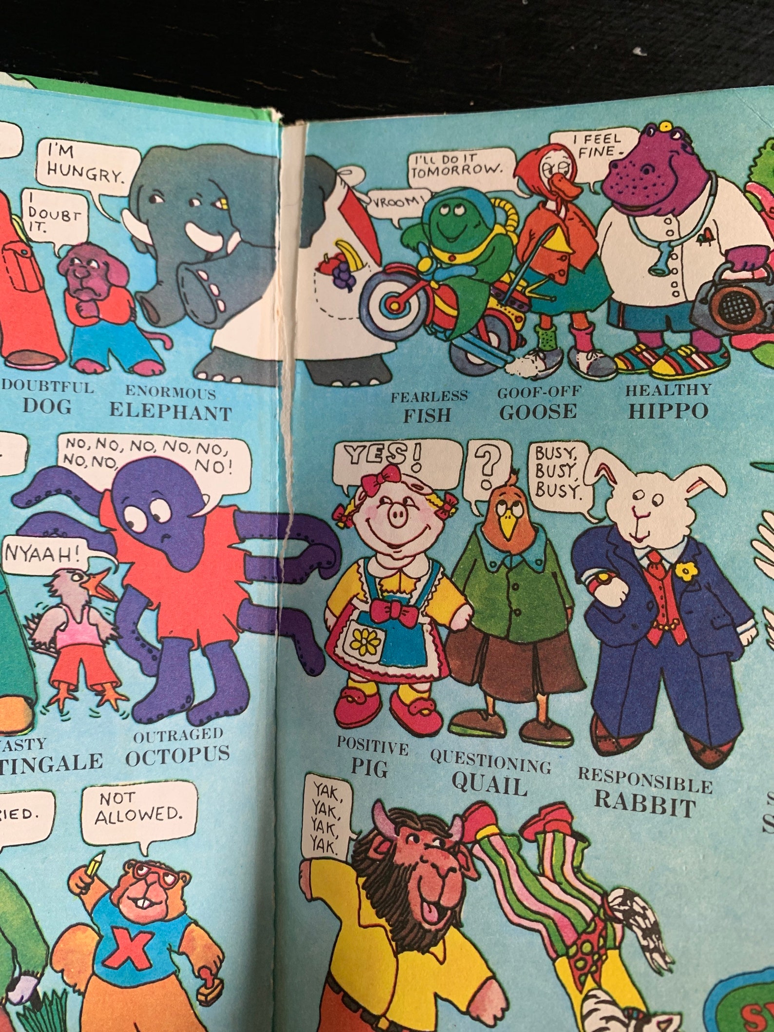 Sweet Pickles Goose Goofs off by Jacquelyn Reinhardt/vintage Etsy