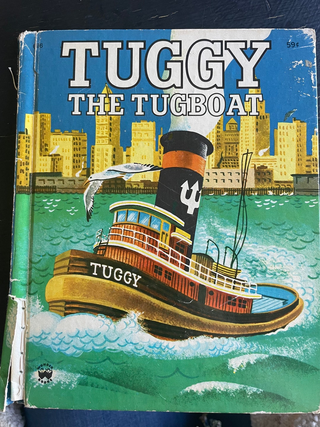 Tuggy the Tugboat/vintage 1977 Wonder Books/childrens Book/ Nostalgic