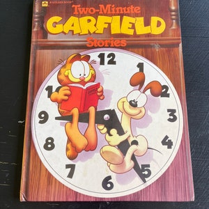 Two Minute Garfield Stories/ Hardcover/ Golden Book/ Vintage 1991/ Children’s Book/ Nostalgic Gift