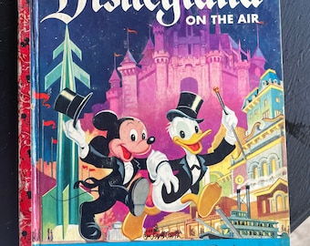 Walt Disney’s Disneyland on the Air/ Vintage 1955/ Children’s Book/ Nostalgic Gift