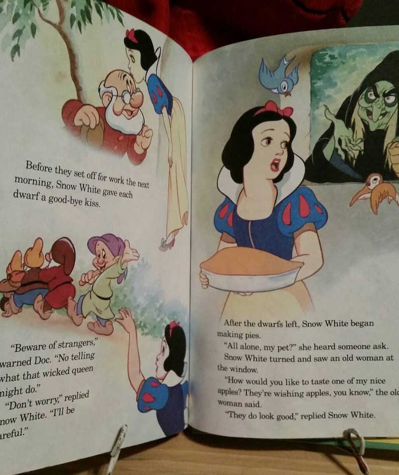 Snow White and the Seven Dwarfs/vintage 1994 Disney's | Etsy